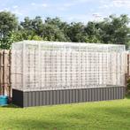 vidaXL Volière met verlengstuk 418,5x107x212 m staal, Verzenden, Nieuw
