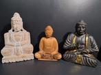 Drie Boeddha Mudra beelden - Beeld - Indonesië (Zonder