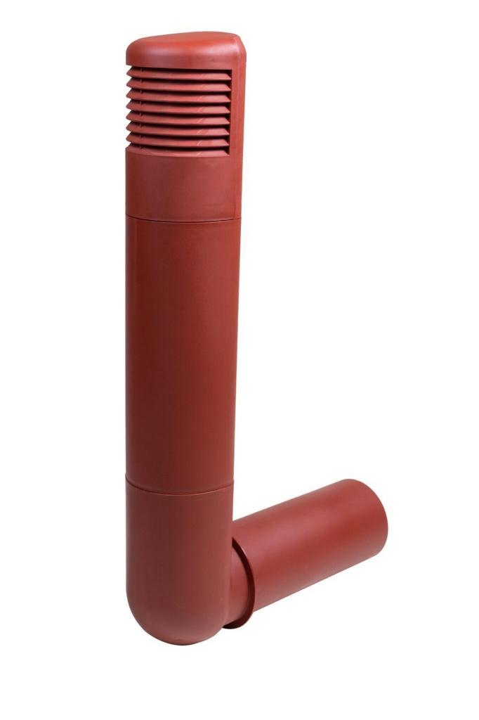 Ventilatieschacht Ross - kelderventilatie - Ø 160mm Rood, Doe-het-zelf en Verbouw, Ventilatie en Afzuiging, Nieuw, Verzenden