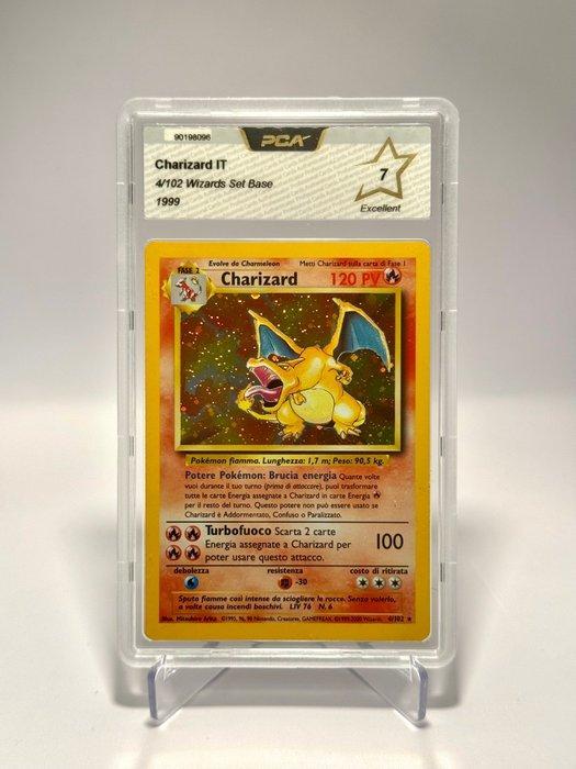 Pokémon - 1 Graded card Charizard Holo 1999 Base Set ITA, Hobby en Vrije tijd, Verzamelkaartspellen | Pokémon