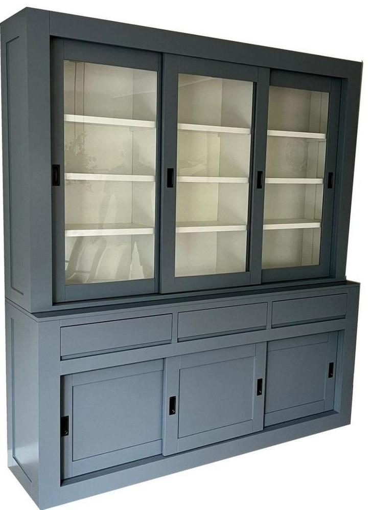 Buffetkast babyblauw Enschede 200cm, Huis en Inrichting, Kasten | Buffetkasten, Ophalen of Verzenden
