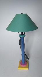 Tafellamp - Hout - Memphis stijl, jaren 80