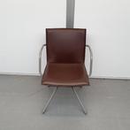 Arco design stoel retro industriële stoel  bruin kunstleder, Huis en Inrichting, Stoelen, Gebruikt, Eén
