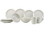 Gimex Solid Line Servies - Granite - Beige - 16-Delig, Verzenden, Zo goed als nieuw