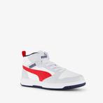 Puma Rebound V6 Mid kinder sneakers wit/rood maat 31, Verzenden, Nieuw