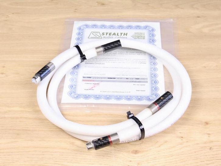 Stealth Audio Indra Rev.08 highend audio interconnects XLR 1, Audio, Tv en Foto, Audiokabels en Televisiekabels, Overige kabels