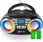 Draagbare CD-speler met radio, Bluetooth, AUX, USB en RGB..., Audio, Tv en Foto, Radio's, Nieuw, Verzenden
