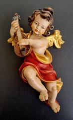 Beeldje - Südtirol Engel Putte ca. 23 cm - Hout, Antiek en Kunst