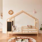 Kinderbed Lorenskog houten huisbed met valbescherming 200x90, Verzenden, Nieuw