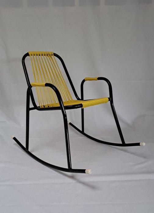 Spimeta Harkema - Kinderstoel - metalen buisframe, kunststof, Antiek en Kunst, Antiek | Meubels | Stoelen en Banken