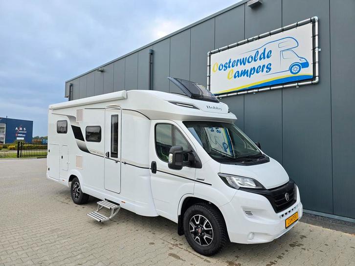 Hobby Optima de Luxe T65GE 140pk Enkele Bedden Nieuw Model, Caravans en Kamperen, Campers, Cassettetoilet, ABS, Achteruitrijcamera