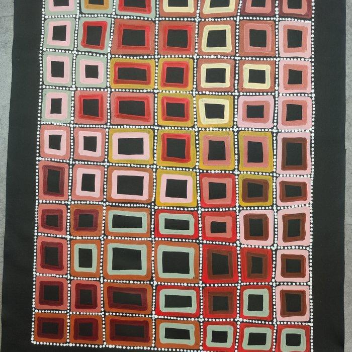 Peinture - Adam Reid - Aboriginal - Australië, Antiek en Kunst, Kunst | Niet-Westerse kunst