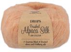 DROPS Brushed Alpaca Silk Uni Colour - 37 zoete abrikoos -, Ophalen of Verzenden, Nieuw