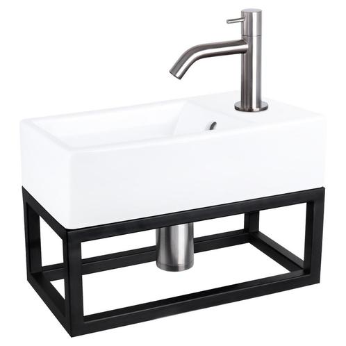 Fonteinset Differnz Force Keramiek en Handoekrek 40x22x11.5, Huis en Inrichting, Badkamer | Badkamermeubels, Overige typen, Nieuw