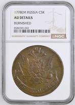 Rusland. Catherine II. 5 Kopeks 1778 EM / AU Details (Zonder
