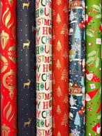 Inpakpapier Kerstmis Feest 6 Luxe Rollen - Breedte 70 cm -, Ophalen of Verzenden, Nieuw