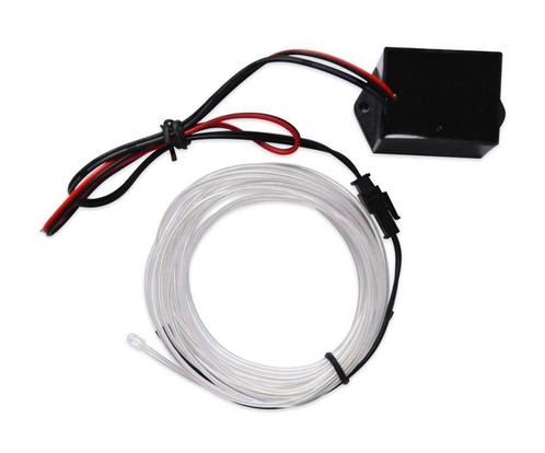 EL wire - WIT - interieur verlichting - 12 Volt - 2 meter, Auto diversen, Tuning en Styling, Ophalen of Verzenden