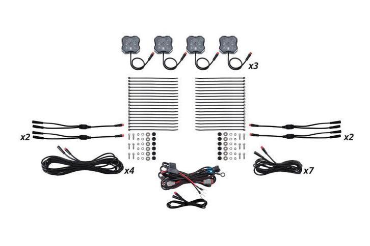 Diode Dynamics RGBW Rock Light Installer Kit (12-pack) -, Auto-onderdelen, Verlichting, Ophalen of Verzenden