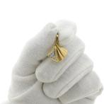Bicolor fantasie hanger met zirconia (schelp hanger), Ophalen of Verzenden, Gebruikt, Goud, Overige merken
