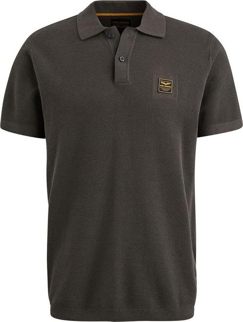 PME Legend Poloshirt Knitted Beluga Groen maat L Heren, Kleding | Heren, Polo's, Overige kleuren, Nieuw, Maat 52/54 (L), Verzenden