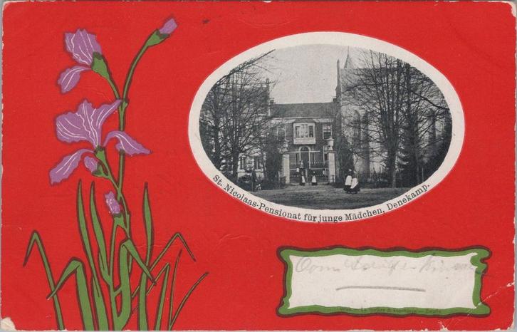 DENEKAMP - St. Nicolaas-Pensionat für junge Mädchen, Verzamelen, Ansichtkaarten | Nederland