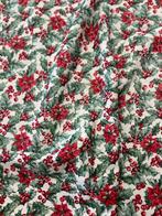 Stof met rode kerststerdecoratie - Textiel - 280 cm - 260 cm, Diversen, Kerst, Nieuw