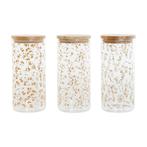 Shabby Chic Opbergblikken DKD -Groen/Roze/Mosterd, Huis en Inrichting, Keuken | Keukenelementen, Verzenden, Nieuw