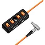 ZGCINE Lemo 2-PIN Male To 4-D-TAP Port Splitter Adapter, Ophalen of Verzenden, Nieuw