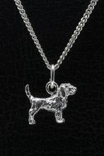 Zilveren Basset griffon vendeen grand ketting hanger - klein, Verzenden, Nieuw