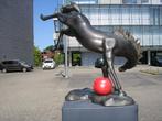 Beeld, PAARD : BIJZONDER GROOT EN ZWAAR EXCLUSIEF BRONZEN