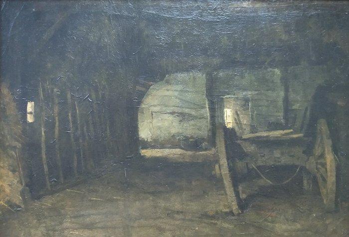 Toegeschreven aan Simon Moulijn (1866-1948) - Interieur, Antiek en Kunst, Kunst | Schilderijen | Klassiek