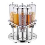 Buffet dispenser combi - cornflakes en drank - 6x, Verzenden, Nieuw in verpakking