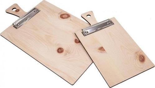 Houten Menu Klembord met Handvat - type HFH-Grenen (onbe..., Zakelijke goederen, Kantoor en Winkelinrichting | Kantoorartikelen