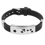 Fako Bijoux - Armband - RVS Siliconen - Sterrenbeeld -, Sieraden, Tassen en Uiterlijk, Armbanden, Verzenden, Nieuw