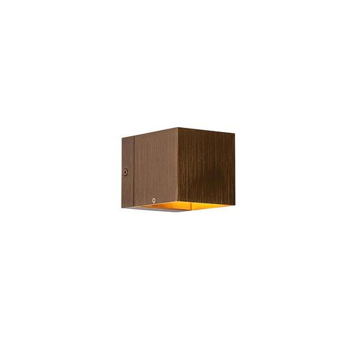 Moderne wandlamp donkerbrons - Transfer, Huis en Inrichting, Lampen | Wandlampen, Nieuw