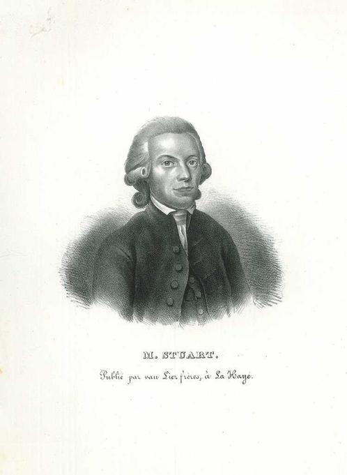 Portrait of Martinus Stuart, Antiek en Kunst, Kunst | Etsen en Gravures