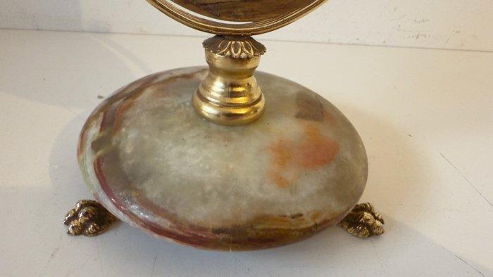 Tafelspiegel- Lipstick - Marmer - Marmeren basis, Antiek en Kunst, Curiosa en Brocante