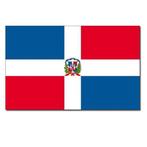 Gevelvlag/vlaggenmast vlag  Dominicaanse Republiek 90 x 15.., Ophalen of Verzenden, Nieuw