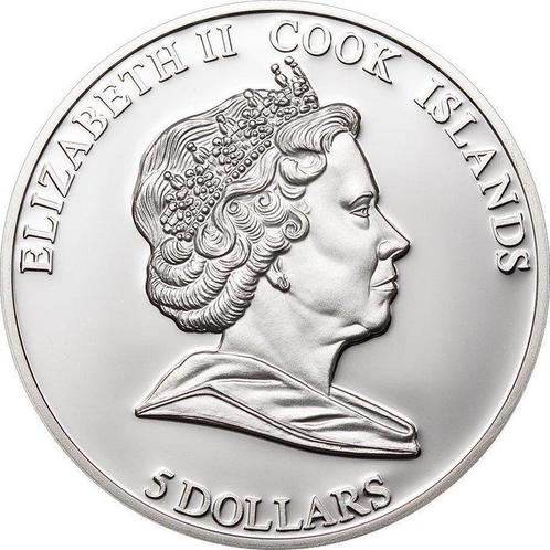 Cookeilanden. 5 Dollars 2010 Ginger Rogers - 25g mit CoA, Postzegels en Munten, Munten | Europa | Niet-Euromunten