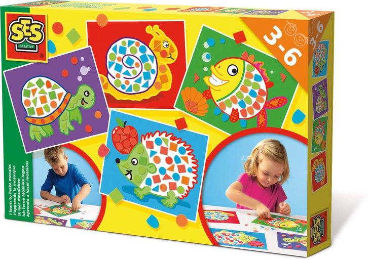 Ik leer mozaiken (Knutselpakketten, Creatief speelgoed), Kinderen en Baby's, Speelgoed | Educatief en Creatief, Knutselen, Nieuw
