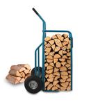 Brandhoutkar - Houtkar - steekwagen - Blauw, Verzenden