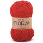 DROPS Flora Mix - 18 rood - Wol Garen, Hobby en Vrije tijd, Ophalen of Verzenden, Nieuw