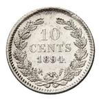 9. Nederlandse zilveren 10 cent Wilhelmina