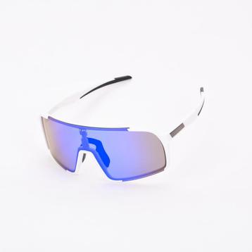 NOPIY Olwyn Sportbril Wit met Blauwe Lens