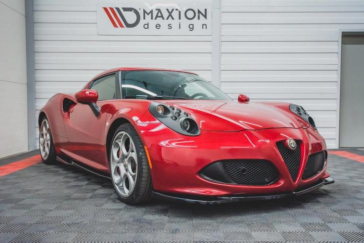 Voorspoiler Alfa Romeo 4C Maxton Glans Zwart, Auto-onderdelen, Carrosserie en Plaatwerk, Ophalen of Verzenden