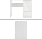 Bureau met lades - Bureautafel - Computertafel - 90x76x50 cm, Verzenden, Zo goed als nieuw