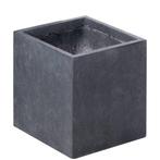 Plantenbak Fiberclay 50x50x50 cm Antraciet, Tuin en Terras, Verzenden, Nieuw, Vierkant
