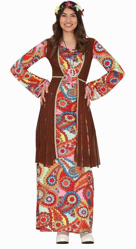 Hippie Jurk Lang, Kleding | Dames, Carnavalskleding en Feestkleding, Nieuw, Verzenden