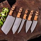 Keukenmes - Chefs knife - Palissander-, olijfhout en, Antiek en Kunst