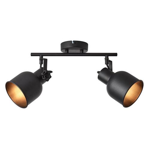 Industriële Plafondspot Shiva, zwart, Huis en Inrichting, Lampen | Plafondlampen, Nieuw, Ophalen of Verzenden